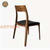 Diseño moderno Garantía de gama alta Muebles para el hogar apilables Sillas de comedor para eventos de madera maciza de larga duración para el comedor del hotel Restaurante Café